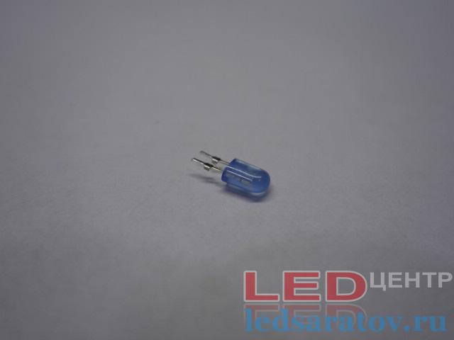 Светодиод выводной  Ø5мм*3,5мм, DC3V-3.2V, синий