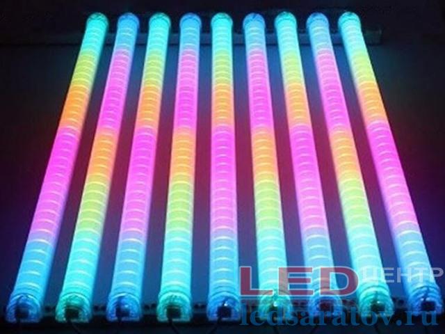 Светодиодная гирлянда - тигина 4см*5см*100см, AC220V, RGB