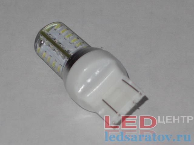 Светодиодная лампочка T-20, 48LED, SMD 3014, 5W, белый