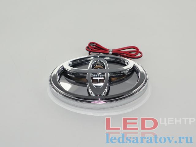 Светодиодный шильдик - 3D, DC12V, Toyota, красный