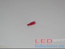 Светодиодная лампочка T-5, COB, красный