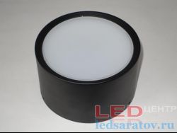 Цилиндрический накладной светильник Drum 15w, Ø155мм-В90мм, 4000k, AC220V, черный (LC-141-15)