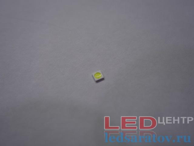 Светодиодный чип SMD 3030, DC3.0V-DC3.2V, 350mA, 1W, 120Lm-130Lm, 10000k-15000k LG (Большой минус) 