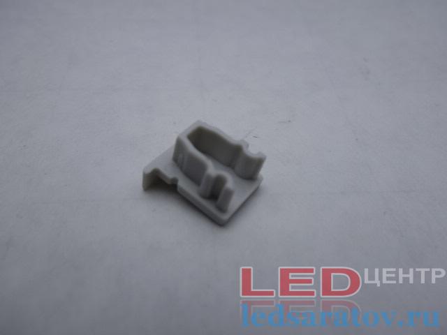 Заглушка торцевая  для профиля PXG103A, глухая, серый LED-центр
