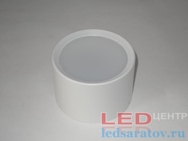 Цилиндрический накладной светильник Drum 12w, Ø120мм-В80мм, 4000k, AC220V, белый (LC-141-12)
