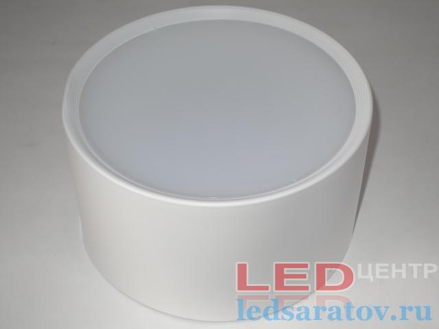 Цилиндрический накладной светильник Drum 21w, Ø210мм-В120мм, 4000k, AC220V, белый (LC-141-21)