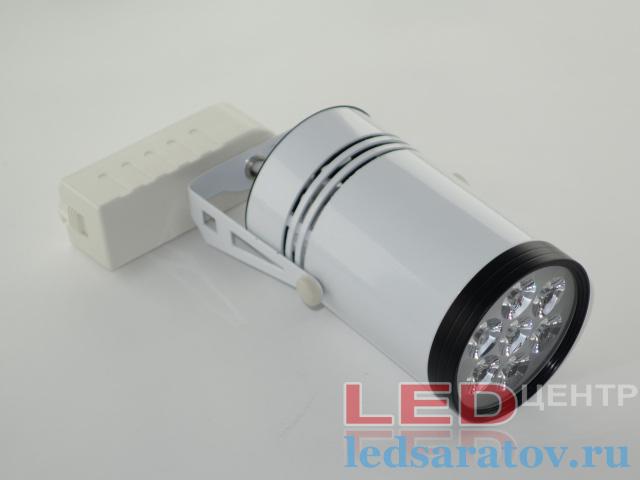 Трековый светодиодный прожектор  7w, 6500k, AC220V, белый (HT-GD007)