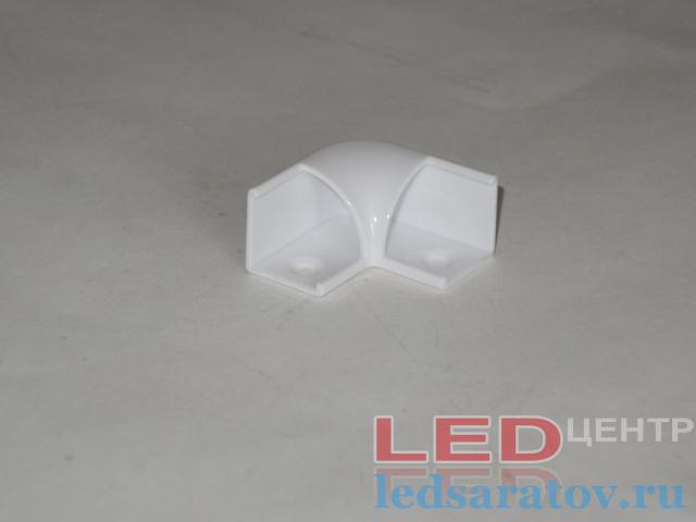 Соединитель угловой 90° для профиля 16*16 - пластиковый LED-центр