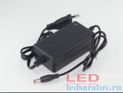 Блок питания  60W, 5A, IP20, Адаптер, AC220V-DC12V, черный
