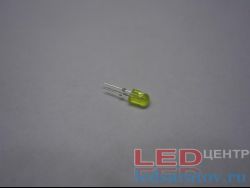 Светодиод выводной  Ø5мм*3,5мм, DC2V-2.2V, желтый