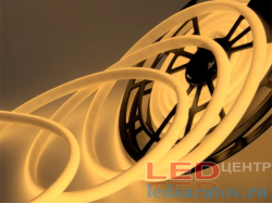 Светодиодная лента SMD 2835, 180LED*5-6Lm, IP68, 12,5мм, 2pin, 24V, 14,4W-1м*5м, теплый Термо