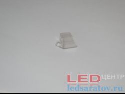 Заглушка торцевая  для профиля YF-120, сквозная, прозрачная LED-центр