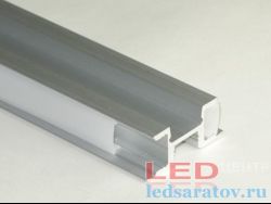  Профиль алюминиевый накладной YF-825 + мат. рассеиватель 41мм*17,2мм*2м (цена за 1 метр)