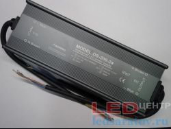 Блок питания 300W, 12,5A, IP68, AC220V-DC24V, 230мм*70мм*35мм (DS-300-24)