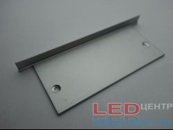 Заглушка торцевая  для профиля PXG7635-A, металическая LED-центр