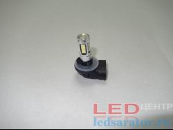 Светодиодная лампа H27, 30LED, 8W, угловой разъем, белый