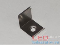 Клипса для фиксации профиля YF-121, PXG1616B, металическая (16мм*16мм) LED-центр