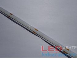 Светодиодная лента COB, 320D, IP20, 8мм, 2pin, 24V, 12W, m, 10м*1R, желтый