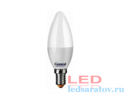 Лампочка светодиодная C37-20w, 6500k, Е14, 220V General