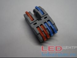 Пружинный клеммник проходной с 2pin на 4pin