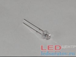Светодиод выводной  Ø5мм, 0,3W, DC3V-3,2V, синий