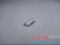 Заглушка торцевая  для профиля PXG1806, сквозная, белая LED-центр