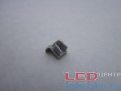 Заглушка торцевая  для профиля PXG101A, сквозная, серый LED-центр