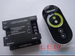 Контроллер CW, 12A, 12v-24v, ПДУ 2.4G черный