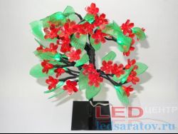 Светодиодное декоративное дерево  45см - сакура, AC220V, зеленый-красный, контроллер