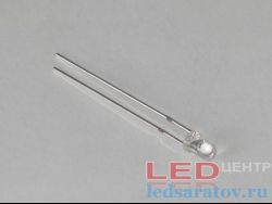 Светодиод выводной  Ø3мм, 0,06W, DC2V-2,2V, красный