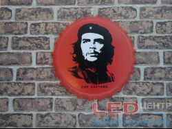 Табличка - крышка Ø35см Che Guevara красный