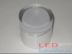 Цилиндрический накладной светильник Drum  3w, Ø67мм-В65мм, 6000k, AC220V, хром (LC-067)