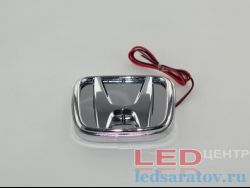 Светодиодный шильдик - 3D, DC12V, Honda, красный