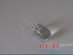 Светодиод выводной Ø10мм, 0,06W, DC3V, зеленый