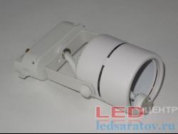 Трековый светодиодный прожектор под лампочку  MR16, AC220V, белый (5342)