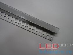  Профиль алюминиевый встраимовый YF-858 + мат. рассеиватель 35мм-14мм*14мм*2м (цена за 1 метр)