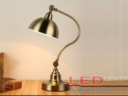 Настольная лампа в стиле ретро Е27, 55см, бронза (LOFT 601-1)