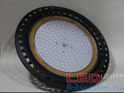 Светодиодный промышленный подвесной светильник 150w, 6000k, 15000-16500Lm, AC100V-265V, черный