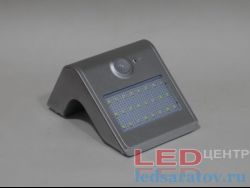 Светодиодный настенный светильник на солнечной батареи (LED - 24-4)