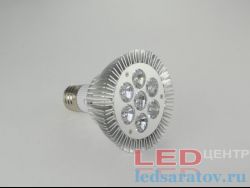 Лампочка светодиодная PAR30 -7*1w, 6500k, E27 (HLD-DB)