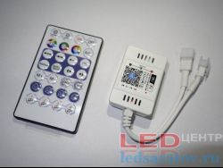 Контроллер 28KEY, DC5V-DC24V, 2048LED, 3 pin, RGB + RF пульт , Wi-Fi