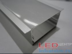  Профиль алюминиевый врезной PXG6035B-A + мат. рассеиватель 75мм*35мм*2м (цена за 1 метр)
