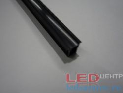  Профиль алюминиевый врезной PXG-101A, черный + мат. рассеиватель 11,2мм*9мм*2м (цена за 1 метр)